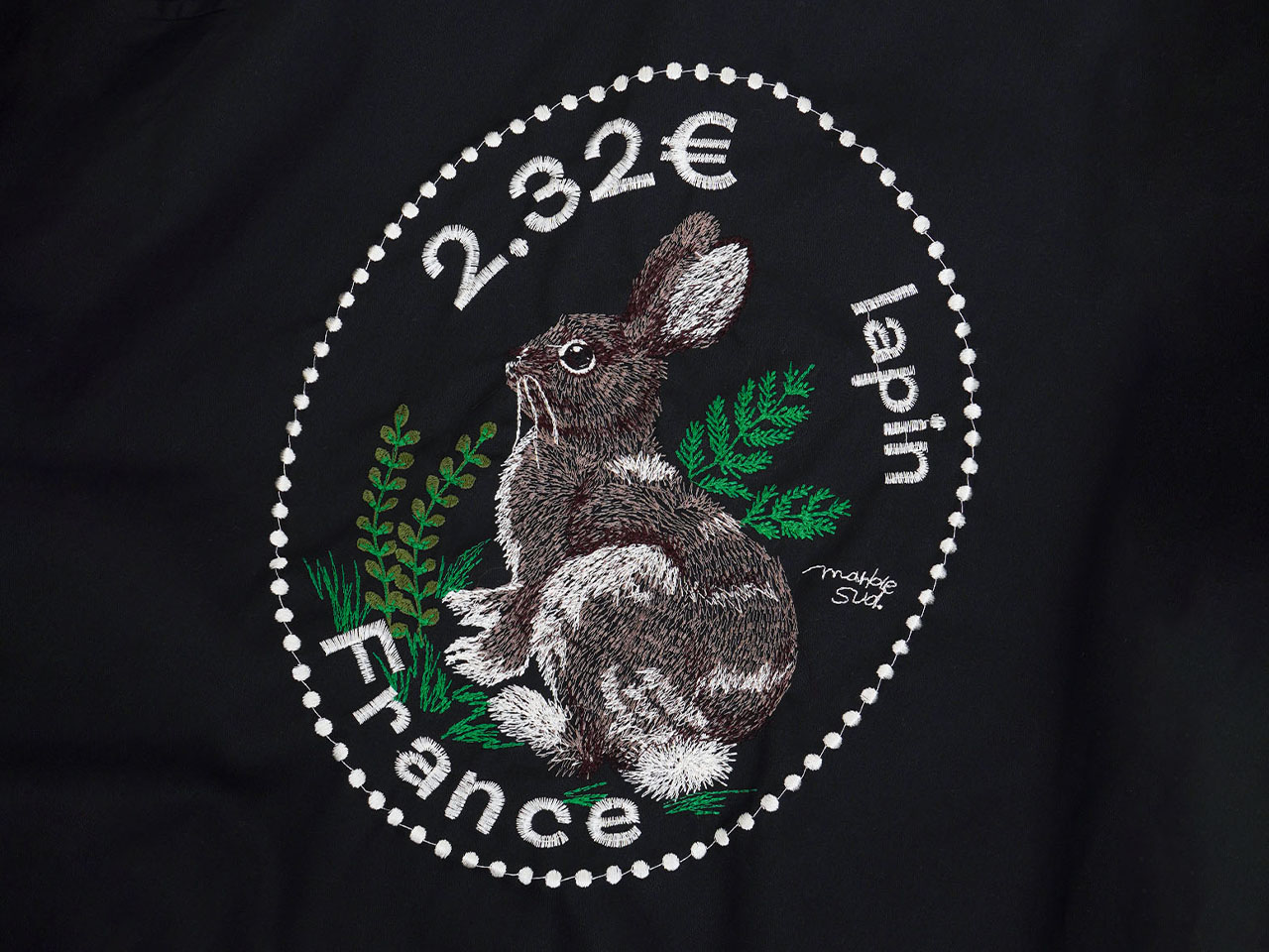 マーブルシュッド ホッピングバニー hopping bunny 刺繍ブラウス 再