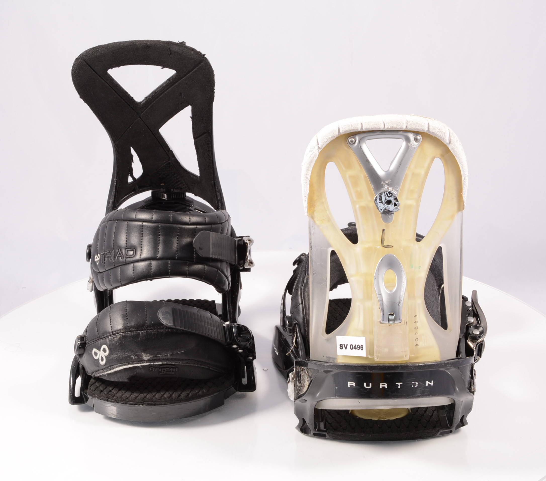 snowboard binding BURTON TRIAD, BLACK, size L - Mardosport.com