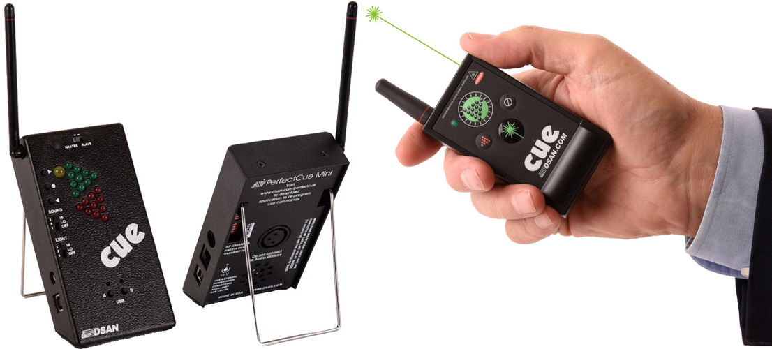 DSan PC-433-MINI-AS4GRN PerfectCue Mini with 4-Button Transmitter