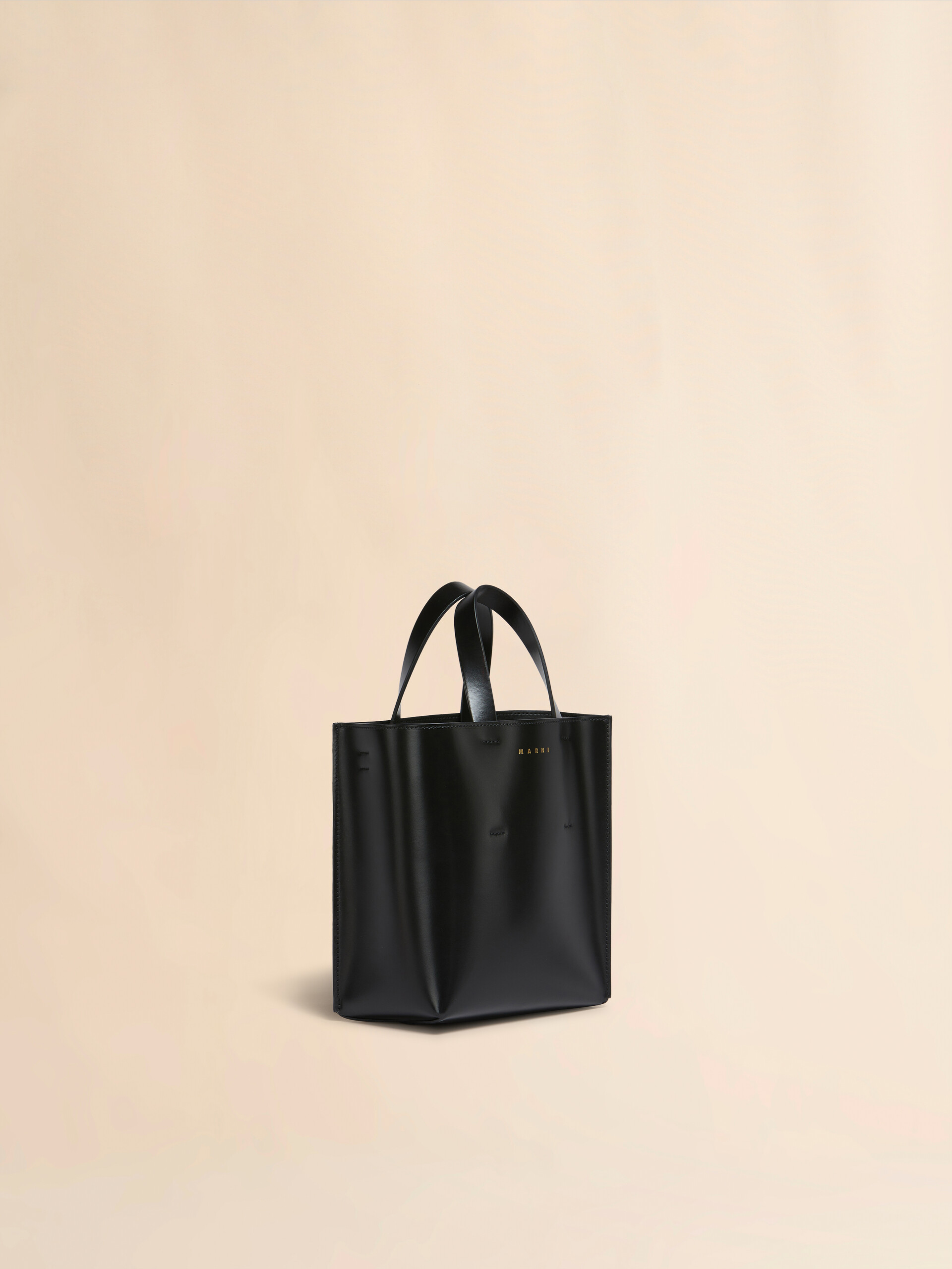 Museo Mini Bag in black leather | Marni