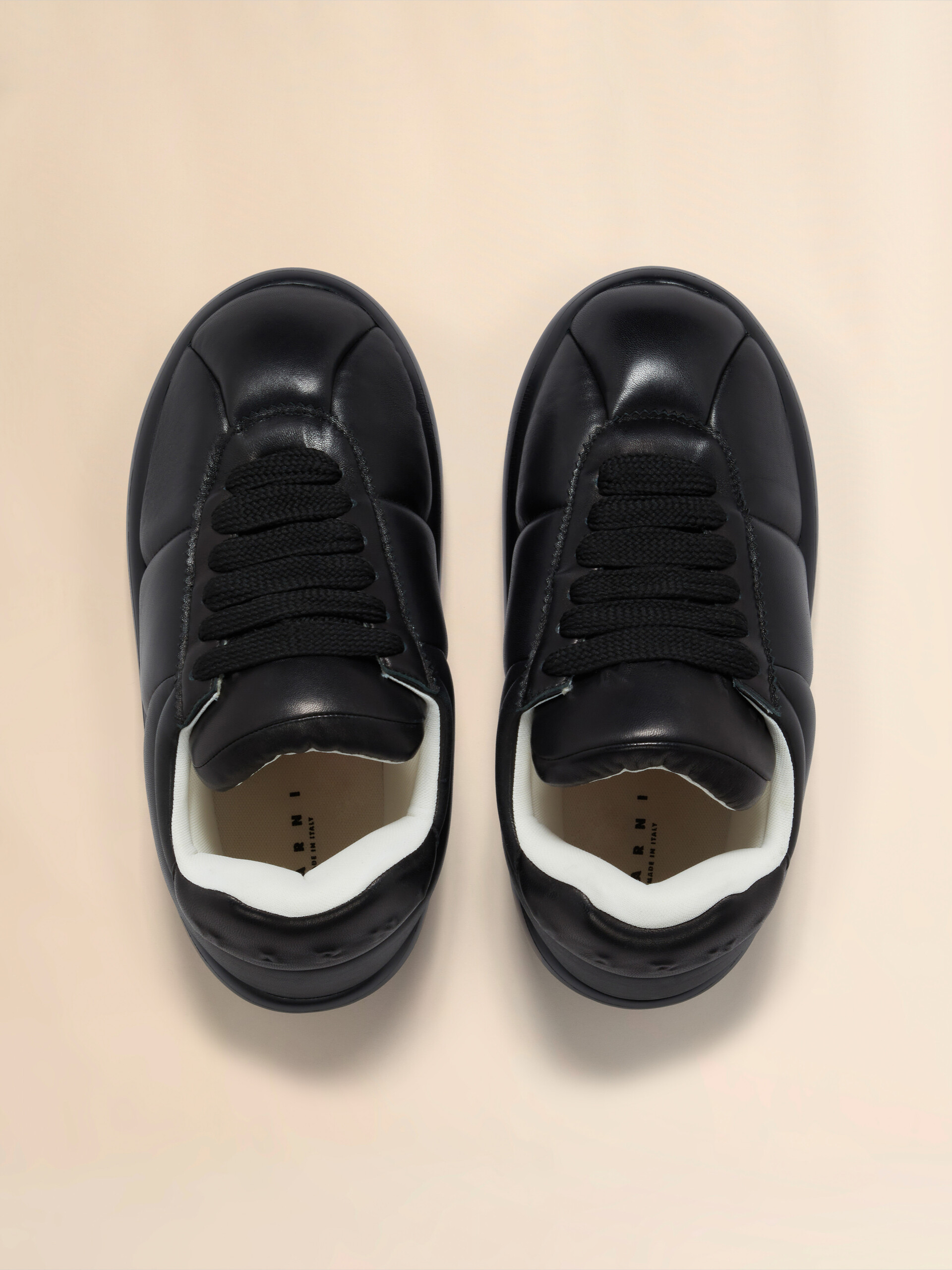 Black leather BigFoot 2.0 sneaker | Marni