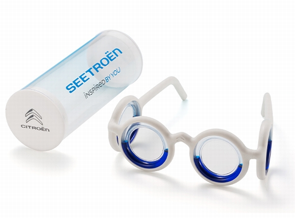 シトロエン、脳と内耳の情報のズレを補正し車酔いを防止できるメガネ