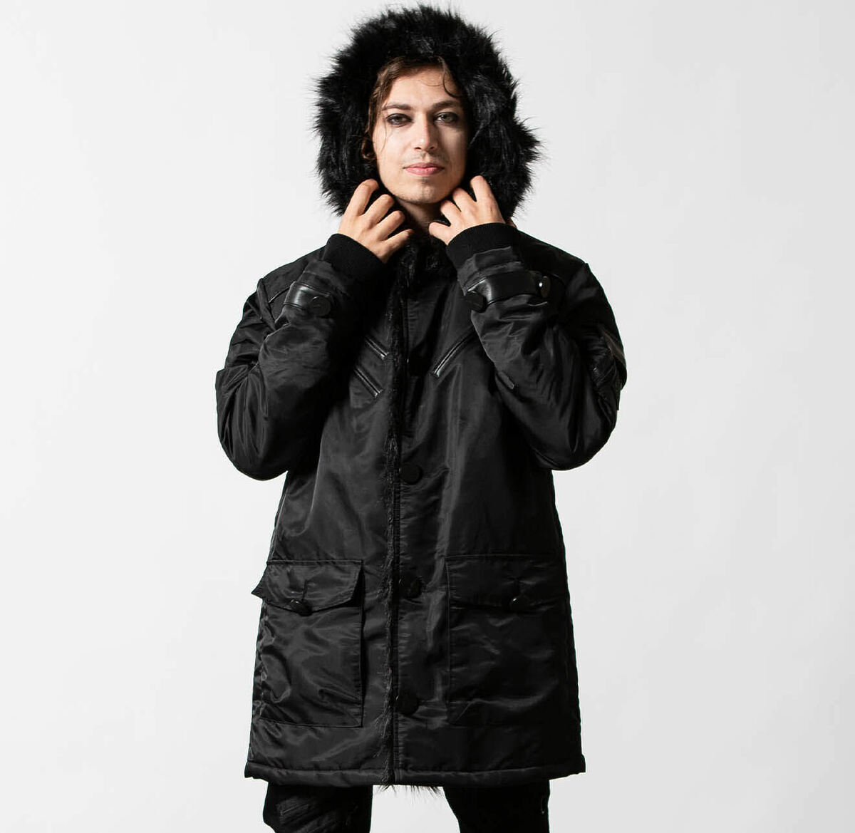 Unisex jacket KILLSTAR - Highway To Hell Parka - Black
