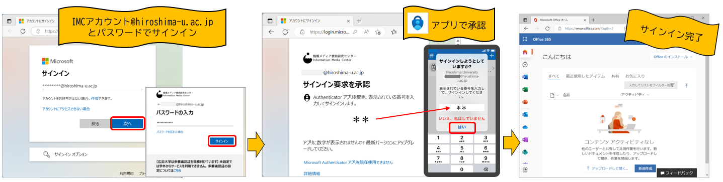 IMCアカウントの多要素認証(MFA) | すべてのサービス | 広島大学情報