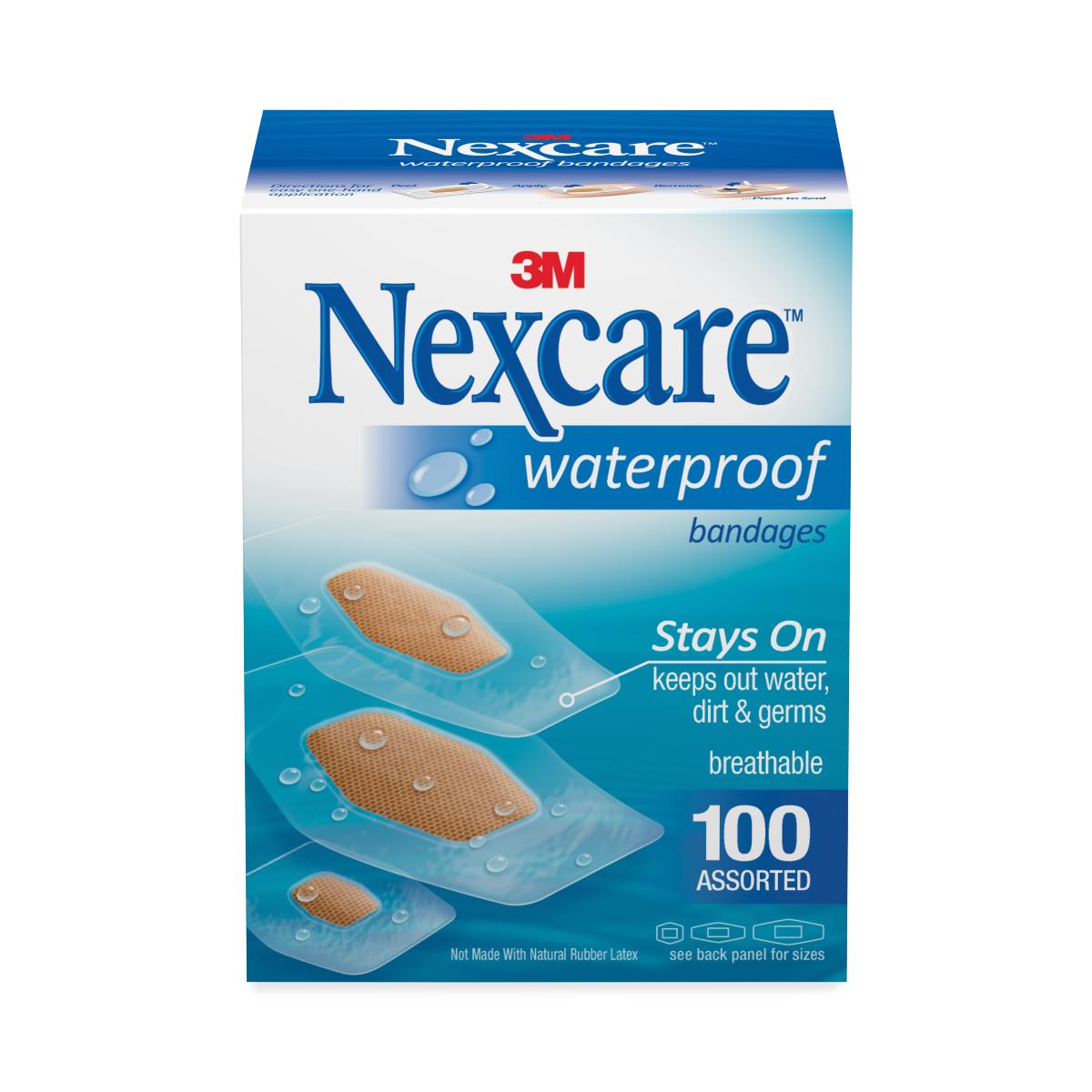 3M Nexcare Waterproof Bandages | Medline