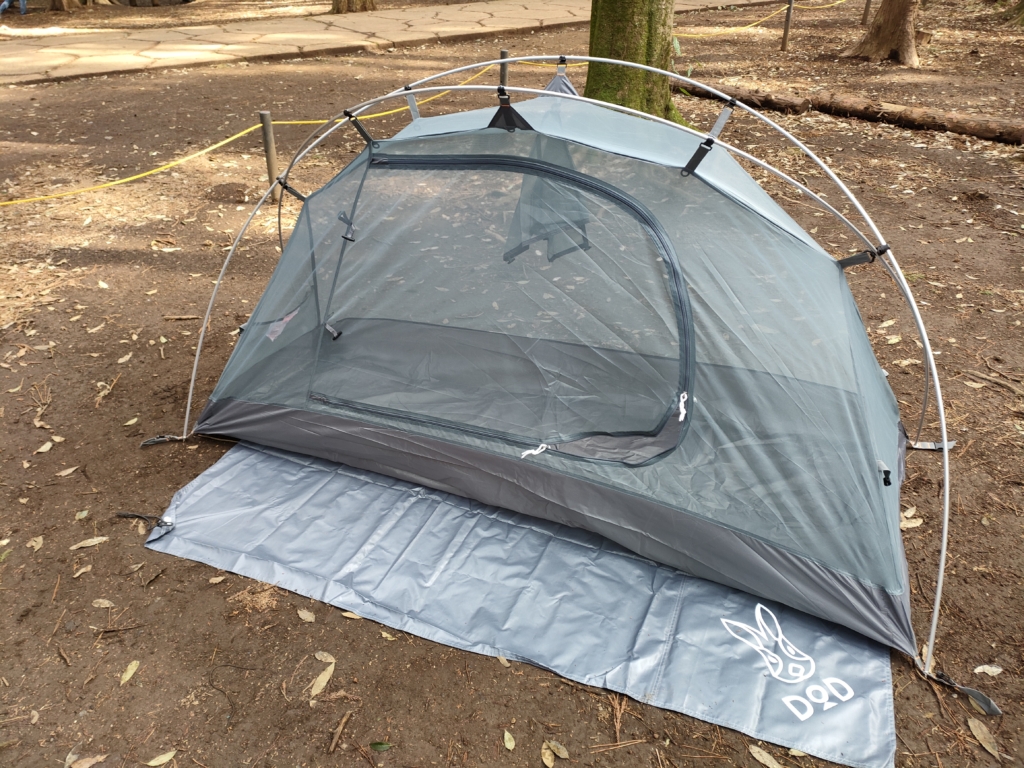 BUNDOK(バンドック)ソロドーム1徹底レビュー！バイクソロキャンプに