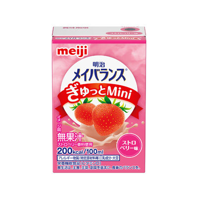明治メイバランスぎゅっとMini ストロベリー味 100ml | 栄養食品