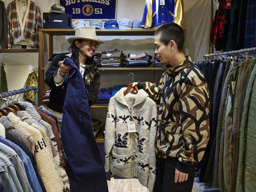 プロが推す東京の古着屋⑫スラット本店 後編】カウチンセーターに