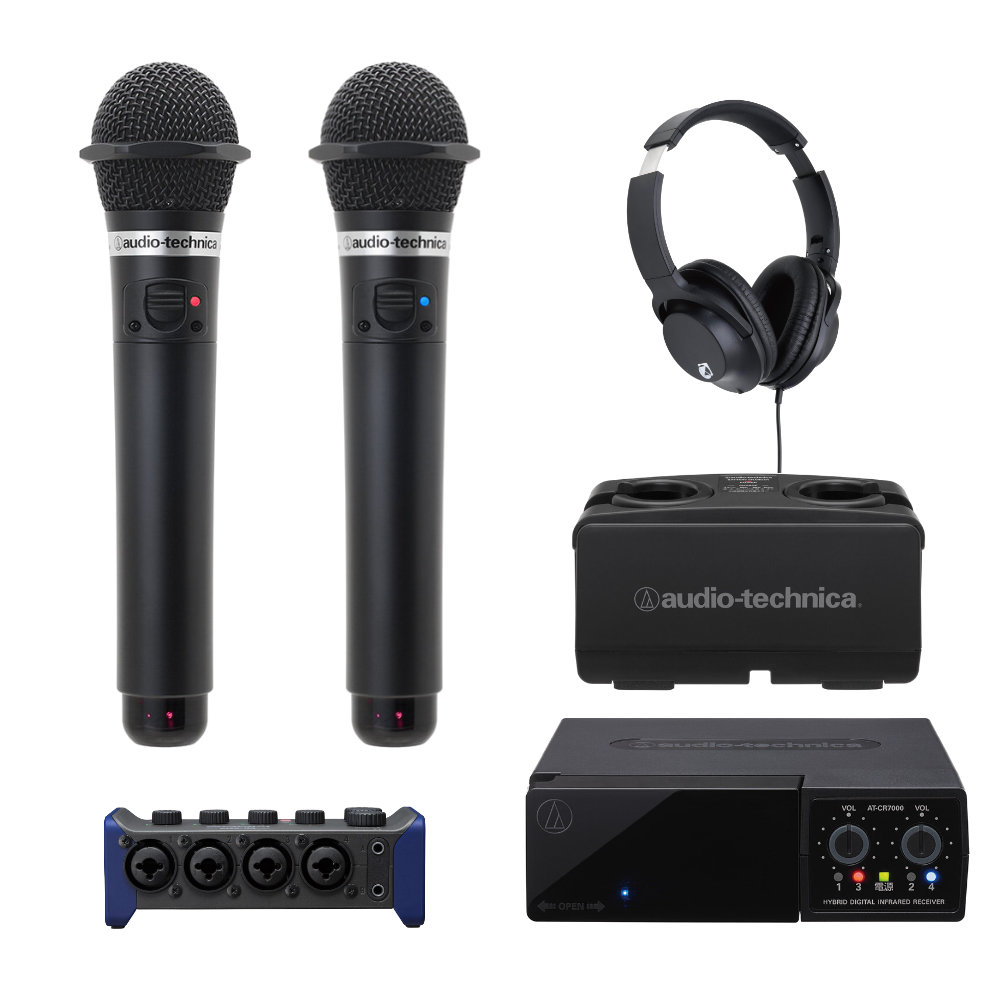 ZOOM WEB会議向け オーディオインターフェイスセット AMS-44(赤外線