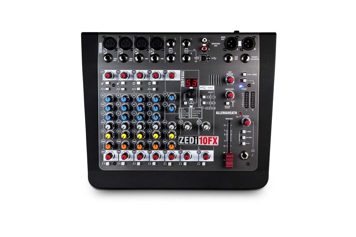変換ケーブル付□Allen&Heath アナログミキサー ZEDi-10FX【福山楽器