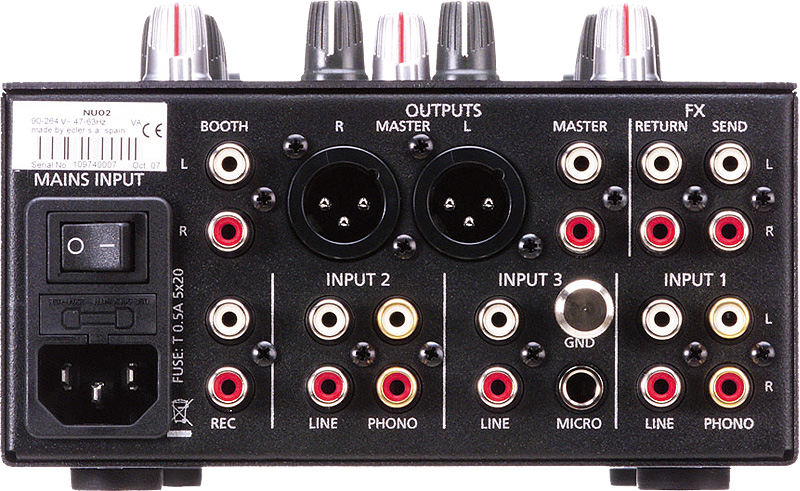 ECLER NUO 3 高音質 DJミキサー プリアンプ エクラー ヌオ ECLER NUO 3