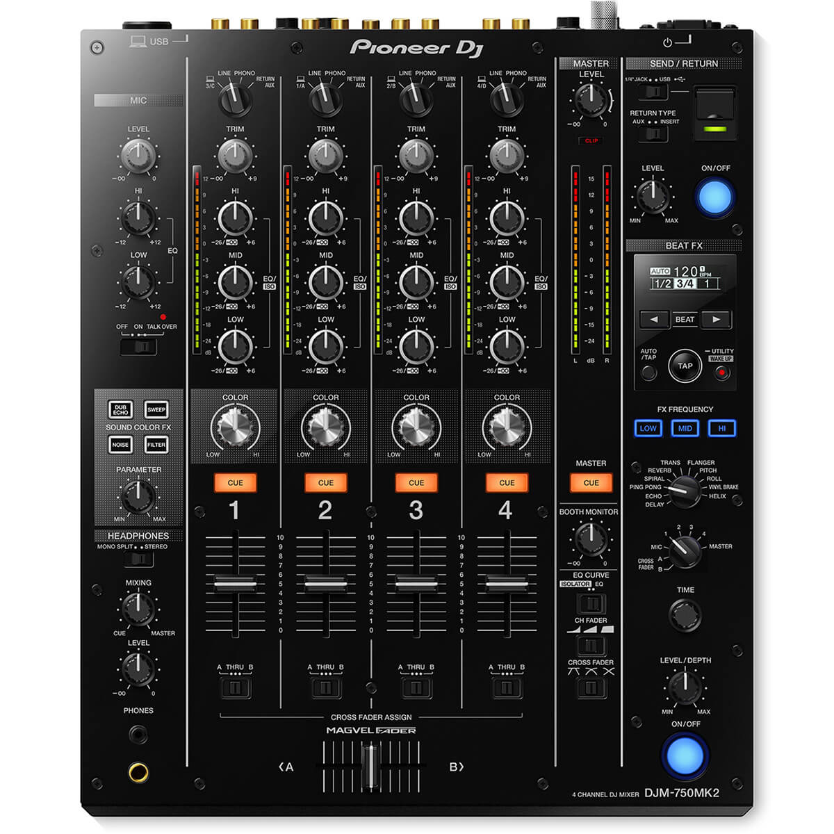 Pioneer XDJ-1000 MK2 X DJM-750MK2 Digital DJ Package - Mix Foundation