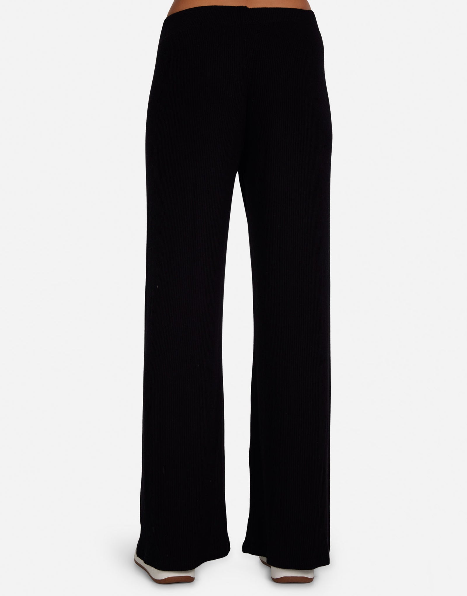 Women's Wide Leg Lounge Pant in Black | Theoden by Michael Lauren
