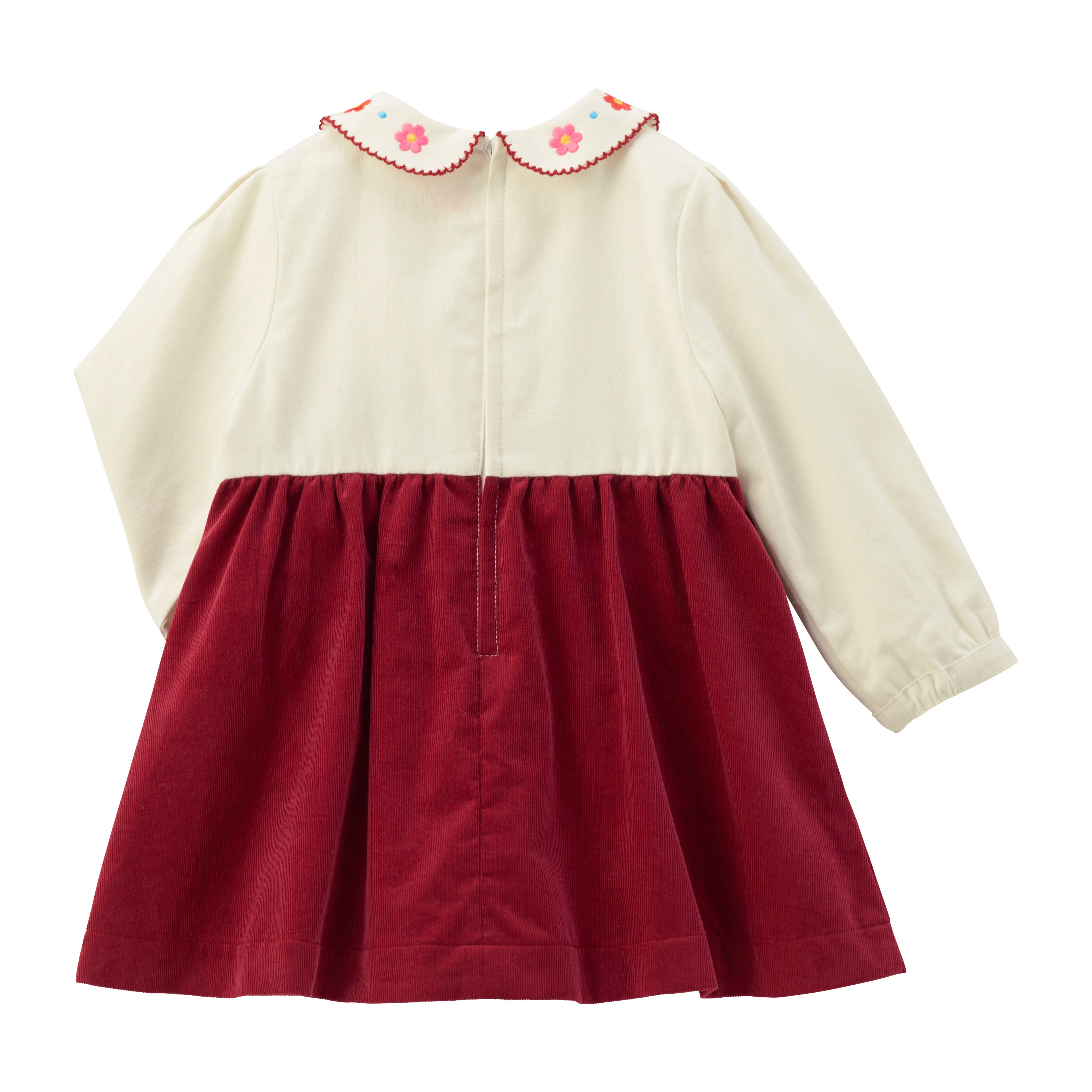 1-2回着用ミキハウスチエコサク赤いギンガムチェックワンピース 95cm