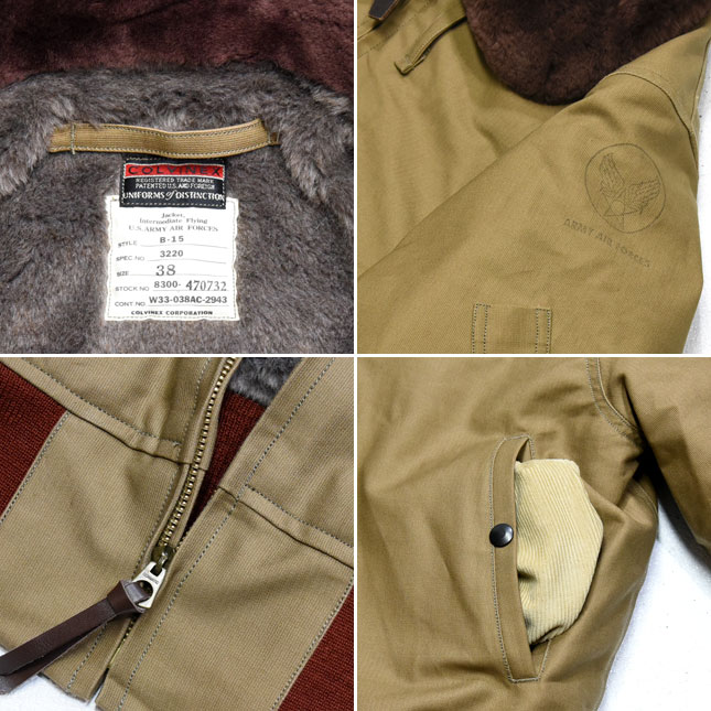 BUZZ RICKSONS(バズリクソンズ)Type B-15 Colvinex(コルビネックス