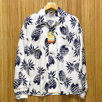 SUNSURF】DUKE KAHANAMOKU(デュークカハナモク)長袖アロハ『DUKE'S