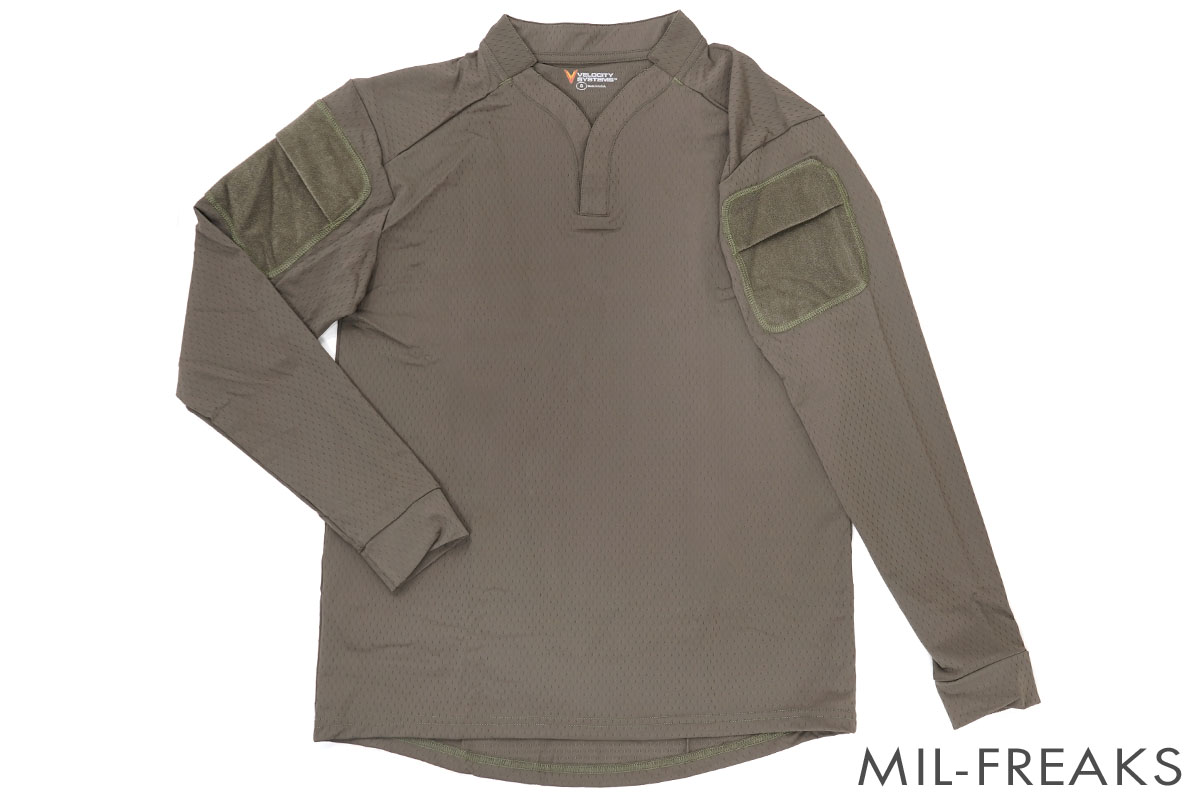 VELOCITY SYSTEMS BOSS Rugby ロングスリーブ シャツ コヨーテブラウン