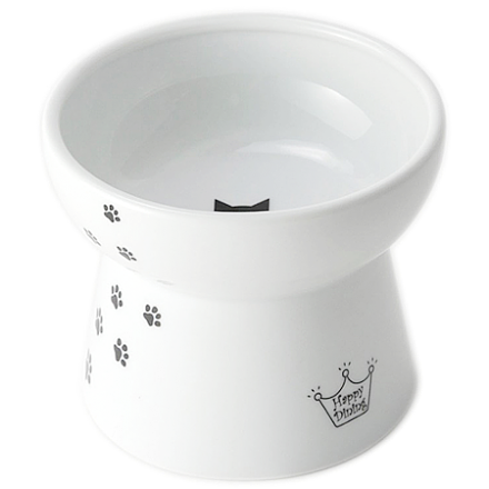 猫壱 ハッピーダイニング 脚付フードボウル L すべり止めシリコン付き