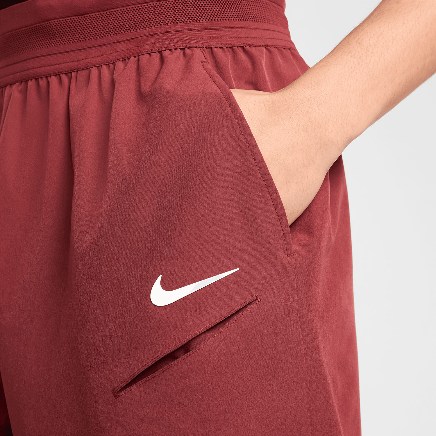 Nike Court Slam 6in Men's Tennis Shorts - Dark Team Red/White