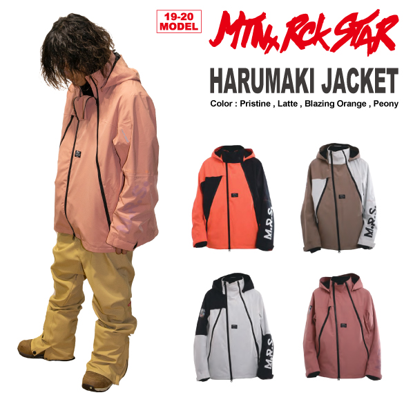 19-20 MTN.ROCK STAR(ﾏｳﾝﾃﾝﾛｯｸｽﾀｰ)・HARUMAKI JACKET [Pristine,Latte