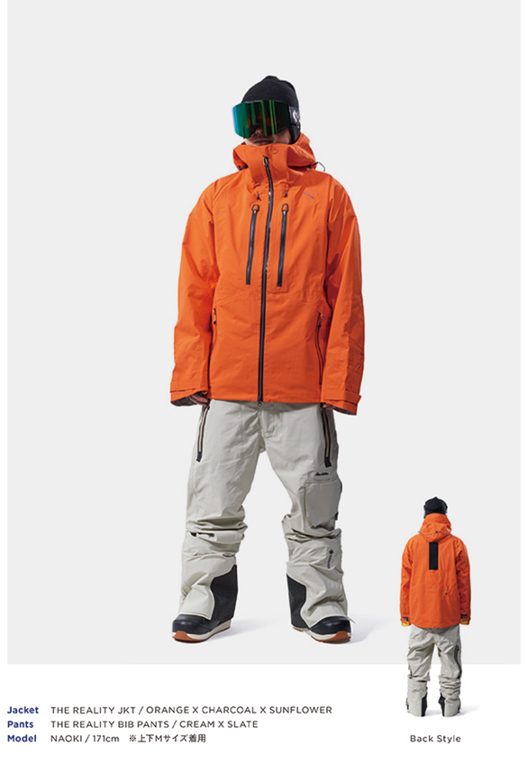 23-24 REW(アールイーダブリュー)・REALITY BIB PANTS [GORE-TEX