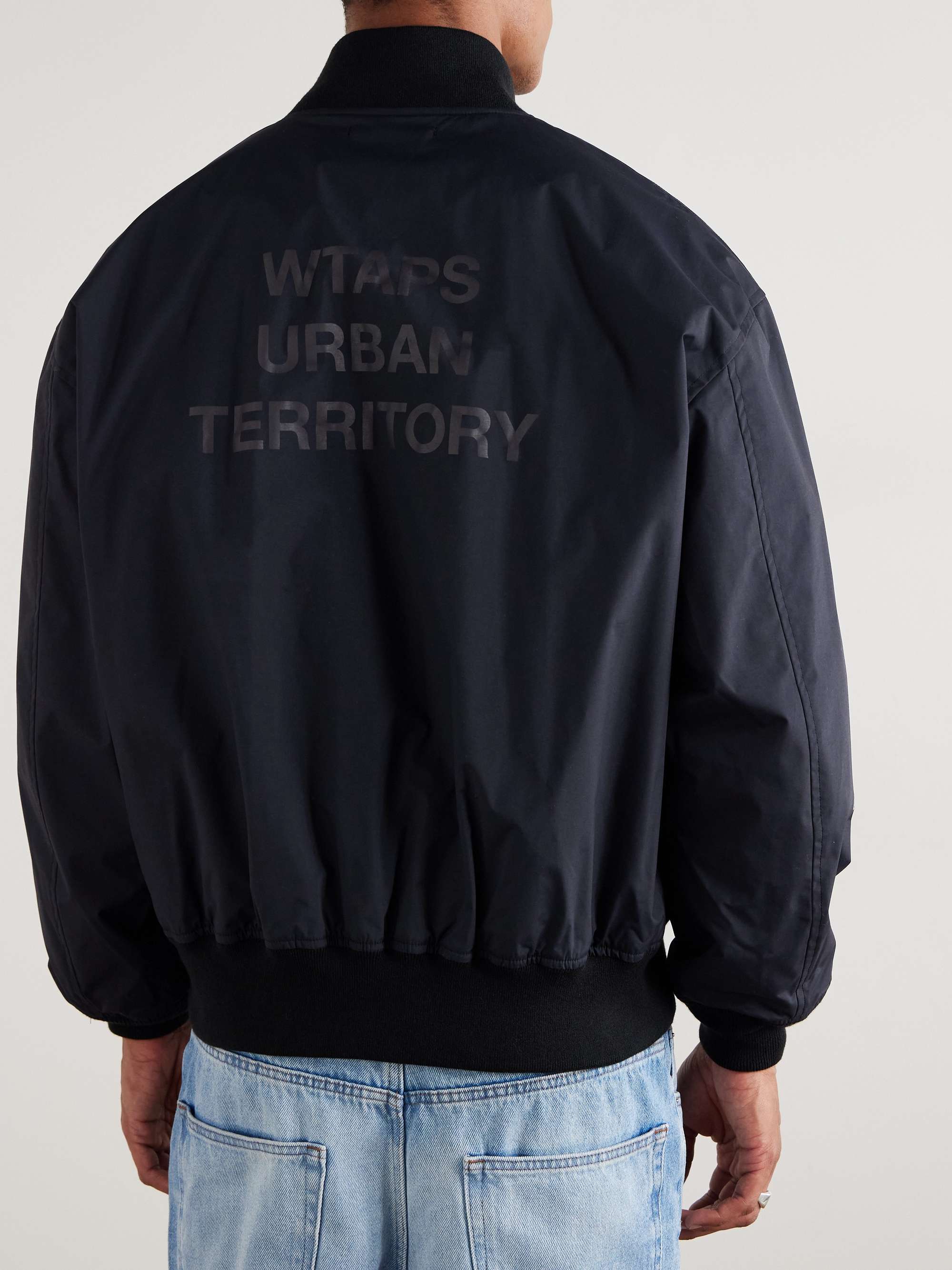 WTAPS® Logo-Appliquéd PERTEX® Nylon-Taffeta Jacket for Men | MR PORTER