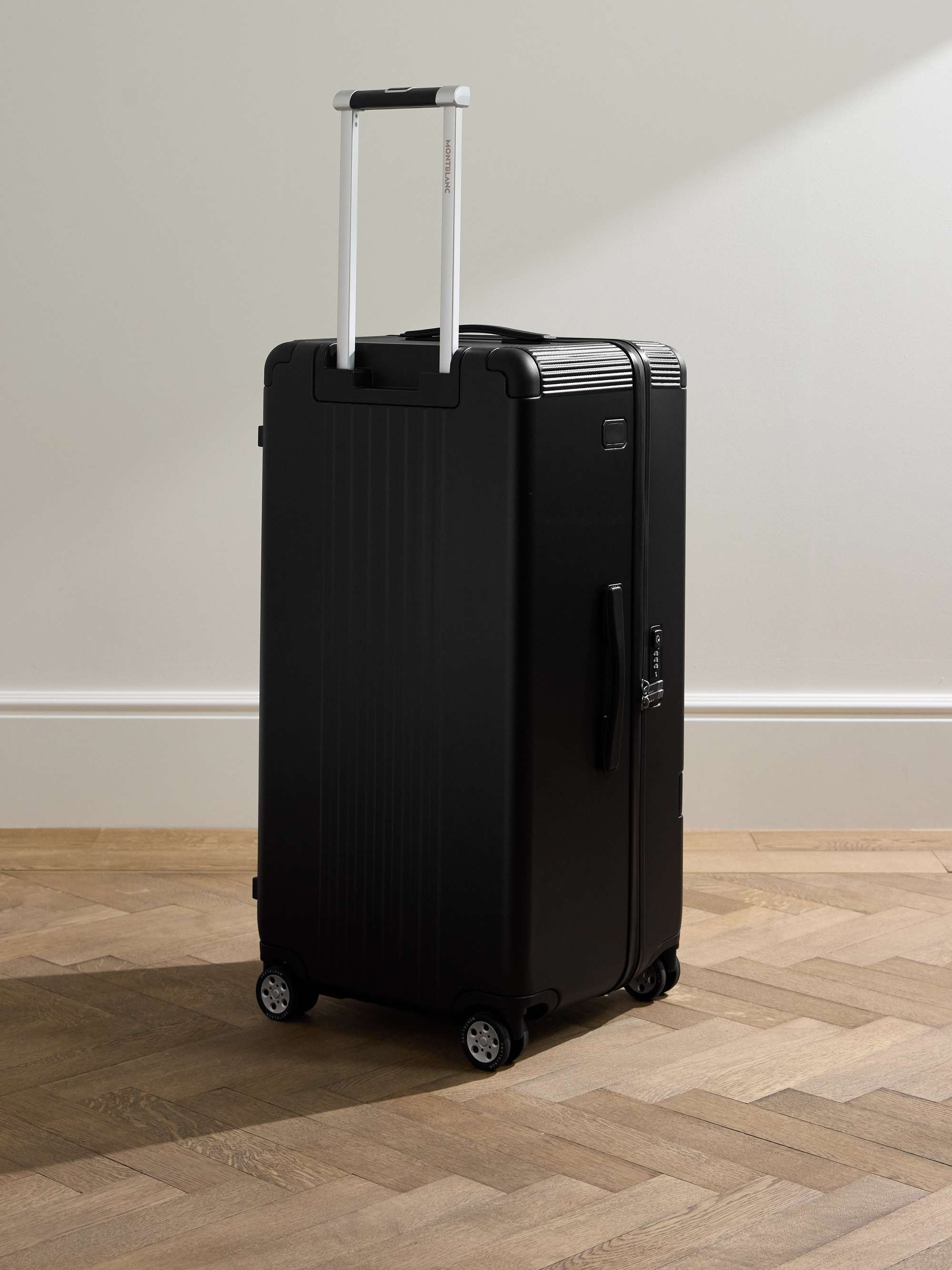 MONTBLANC #MY4810 Leather-Trimmed Polycarbonate Suitcase for Men