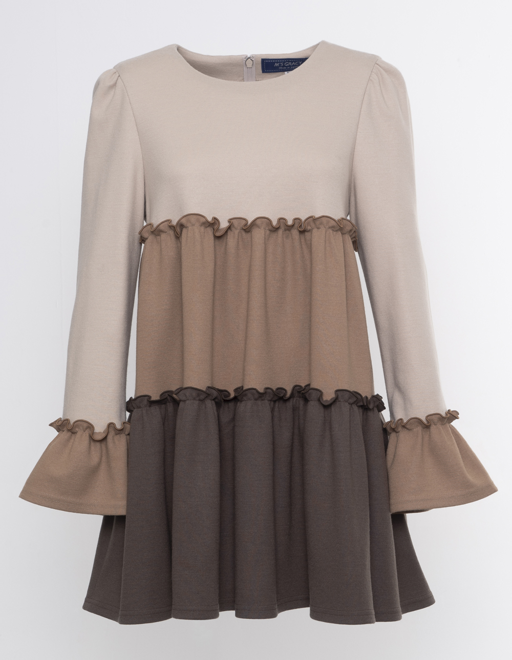 ツイード切り替えチュニック | msgracy