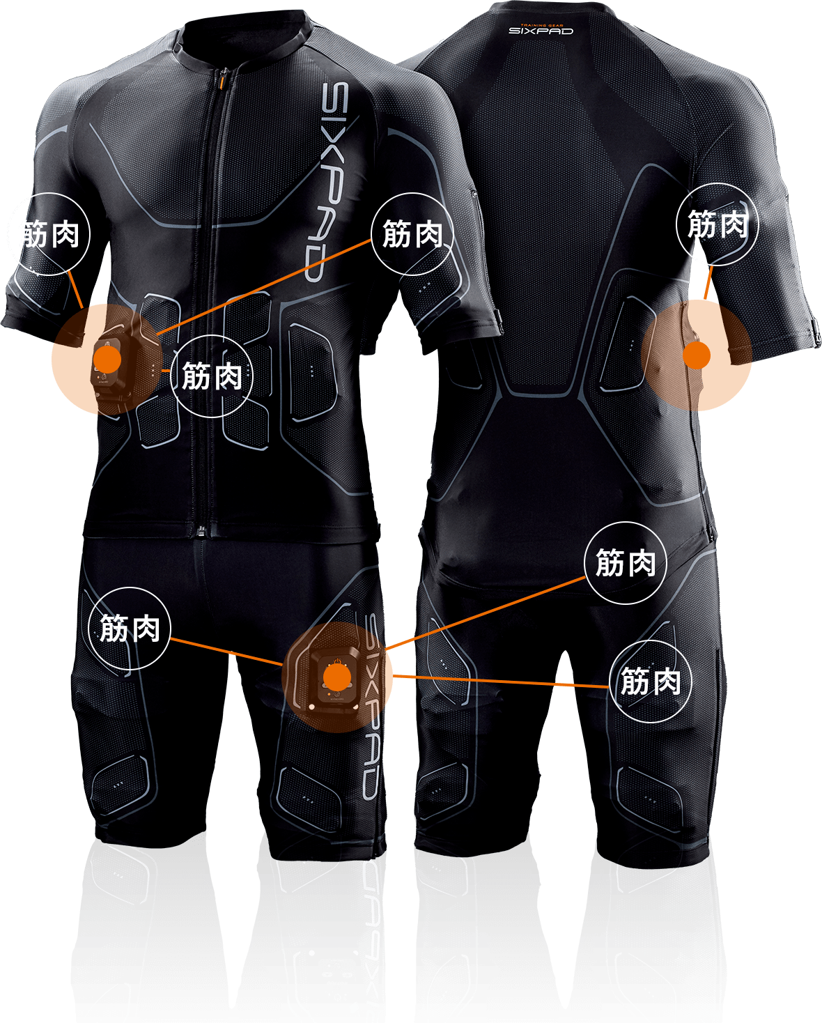 シックスパッド パワースーツ トップ＆ボトム(Power Suit Top＆Bottom