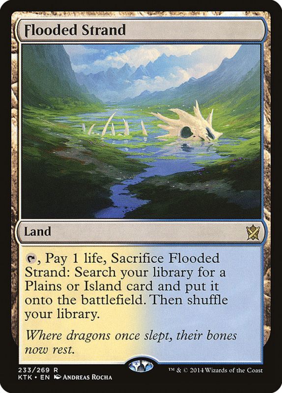 溢れかえる岸辺/Flooded Strand》[KTK] - MTG専門店 Initiative