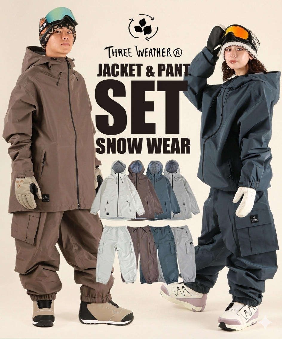スノボウェア上下セットがお得！コスパ最強のムラスポ厳選商品紹介