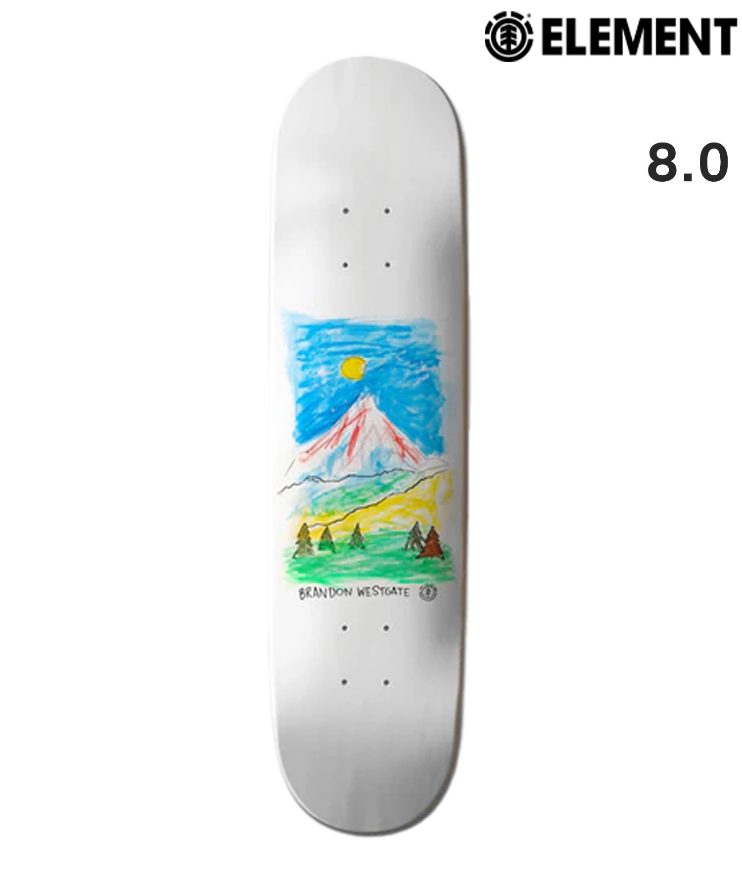 ELEMENT エレメント スケートボード デッキ 8.0inch GREAT OUTDOORS