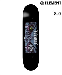 ELEMENT エレメント スケートボード デッキ 8.0inch JOHANN EYES