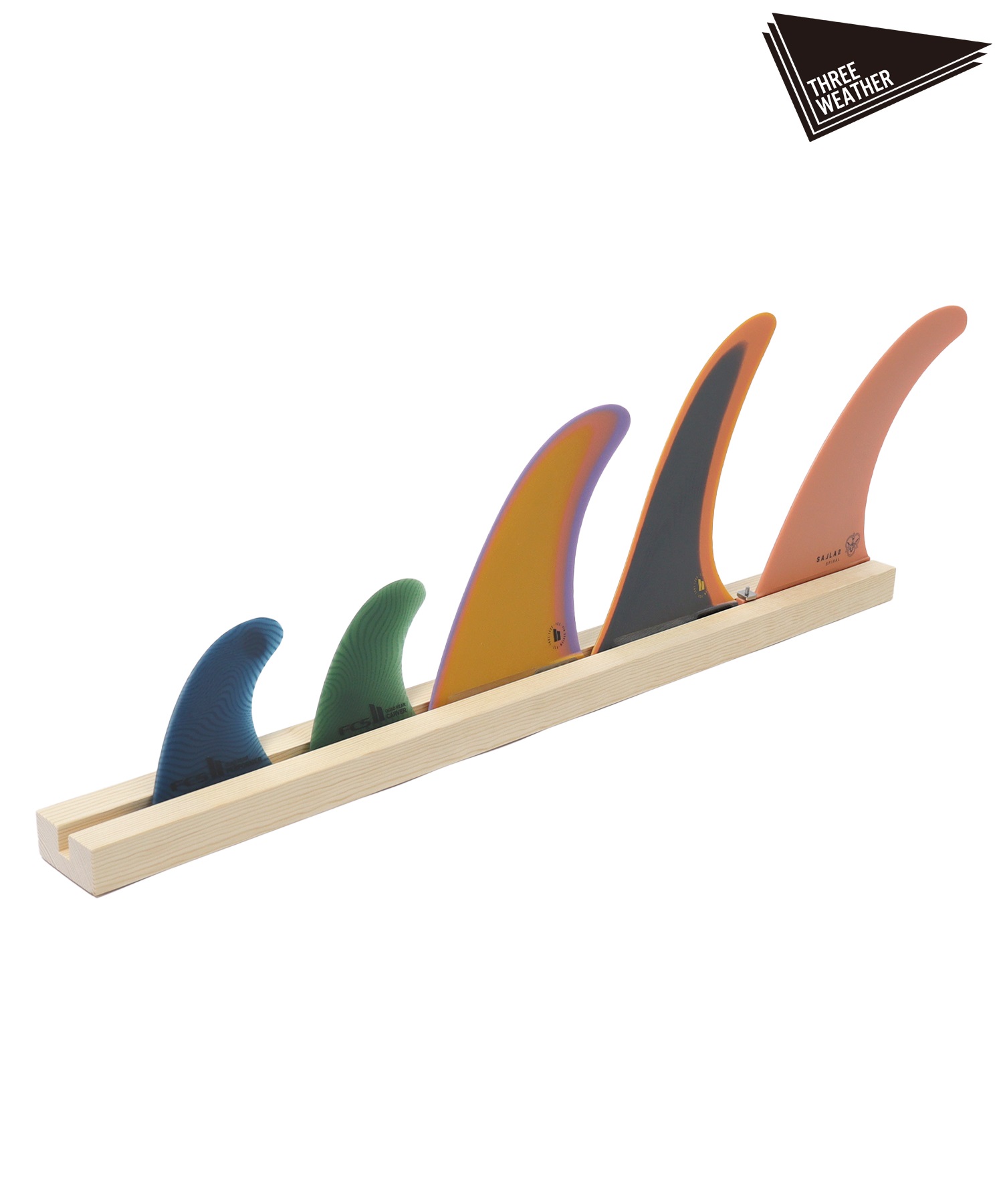 THREE WEATHER スリーウェザー フィンスタンド 横置き 5枚用 サンズ