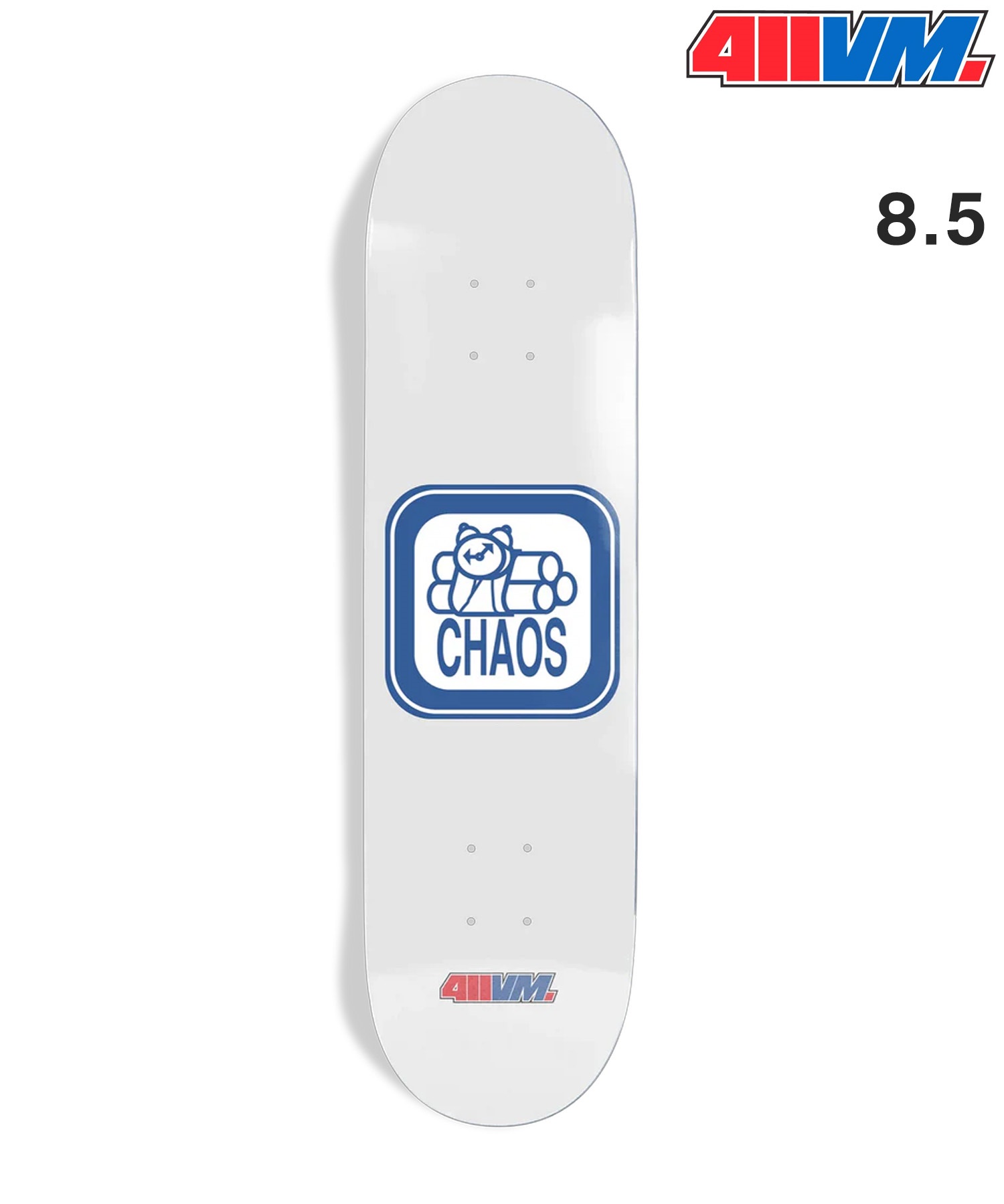 411 フォーワンワン スケートボード デッキ 8.5inch 411 CHAOSDECK