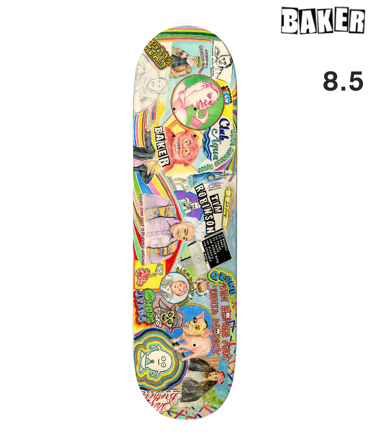 BAKER ベーカー デッキ 8.0,8.5inch AR COSMIC GUMBO ムラサキスポーツ