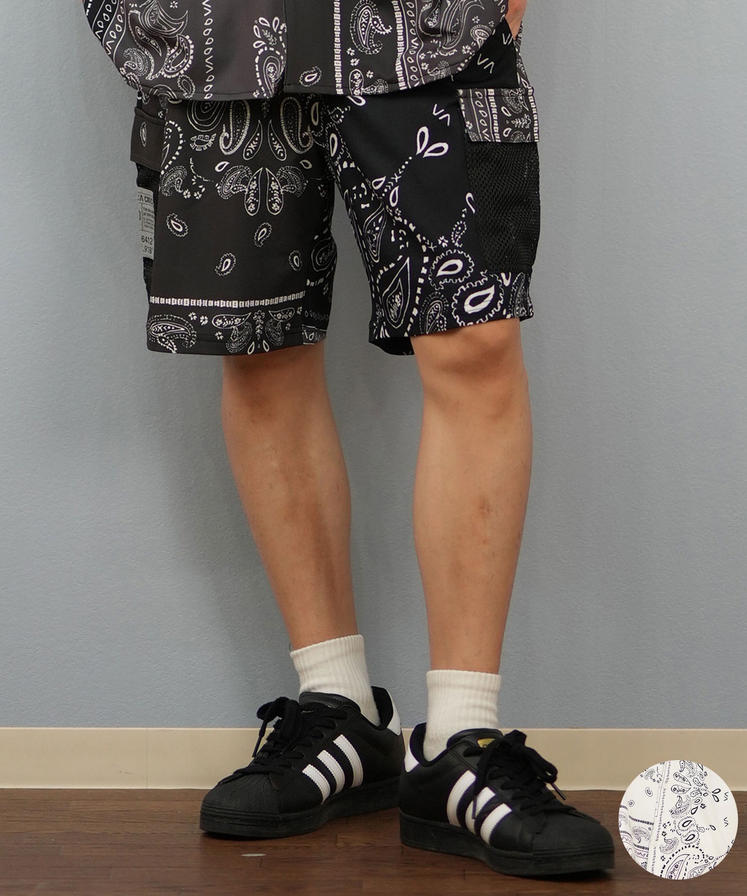 RVCA ルーカ ハーフパンツ ショートパンツ メンズ ペイズリー柄