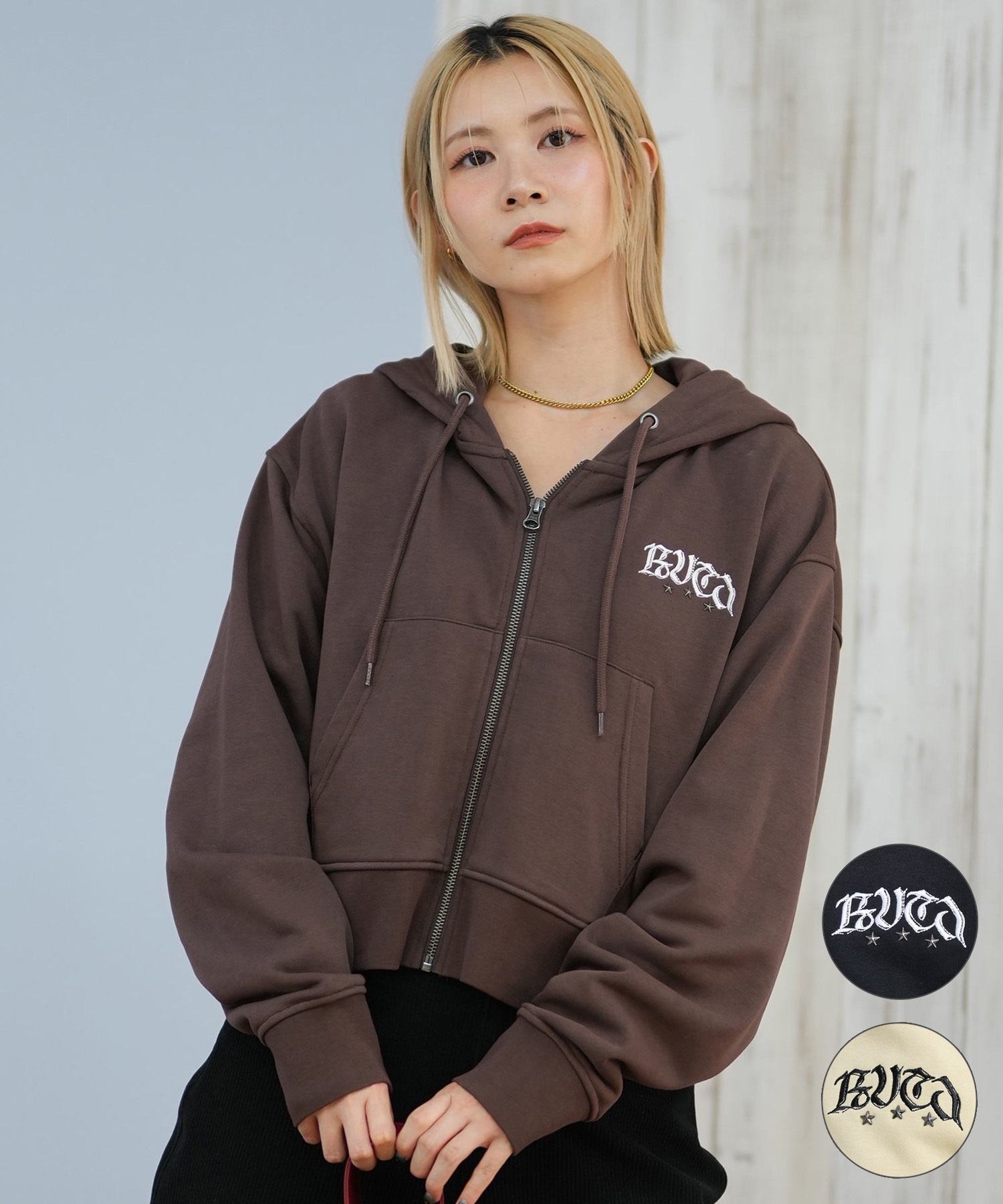 RVCA ルーカ ジップアップ パーカー レディース スウェット フーディー