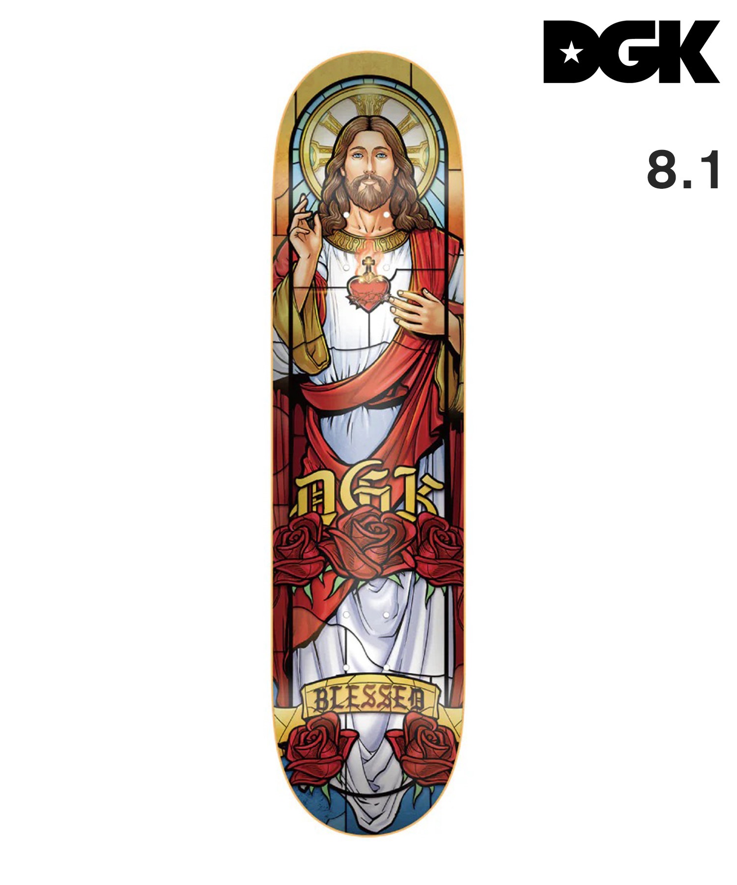 DGK ディージーケー スケートボード デッキ 8.1inch PRINCE OF PEACE
