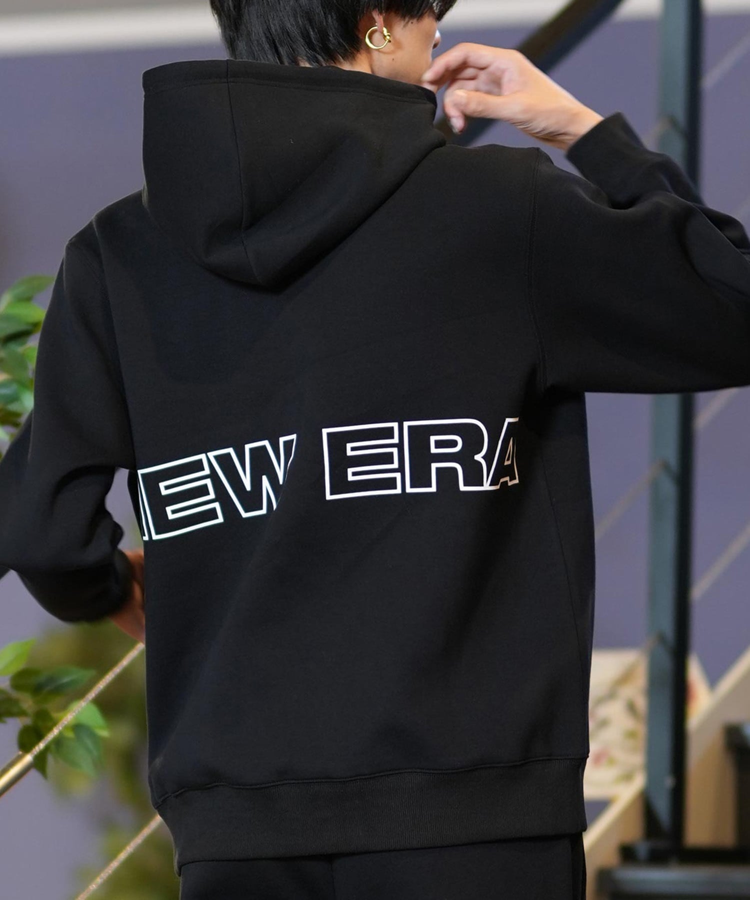 NEW ERA ニューエラ パーカー プルオーバー メンズ テックスウェット