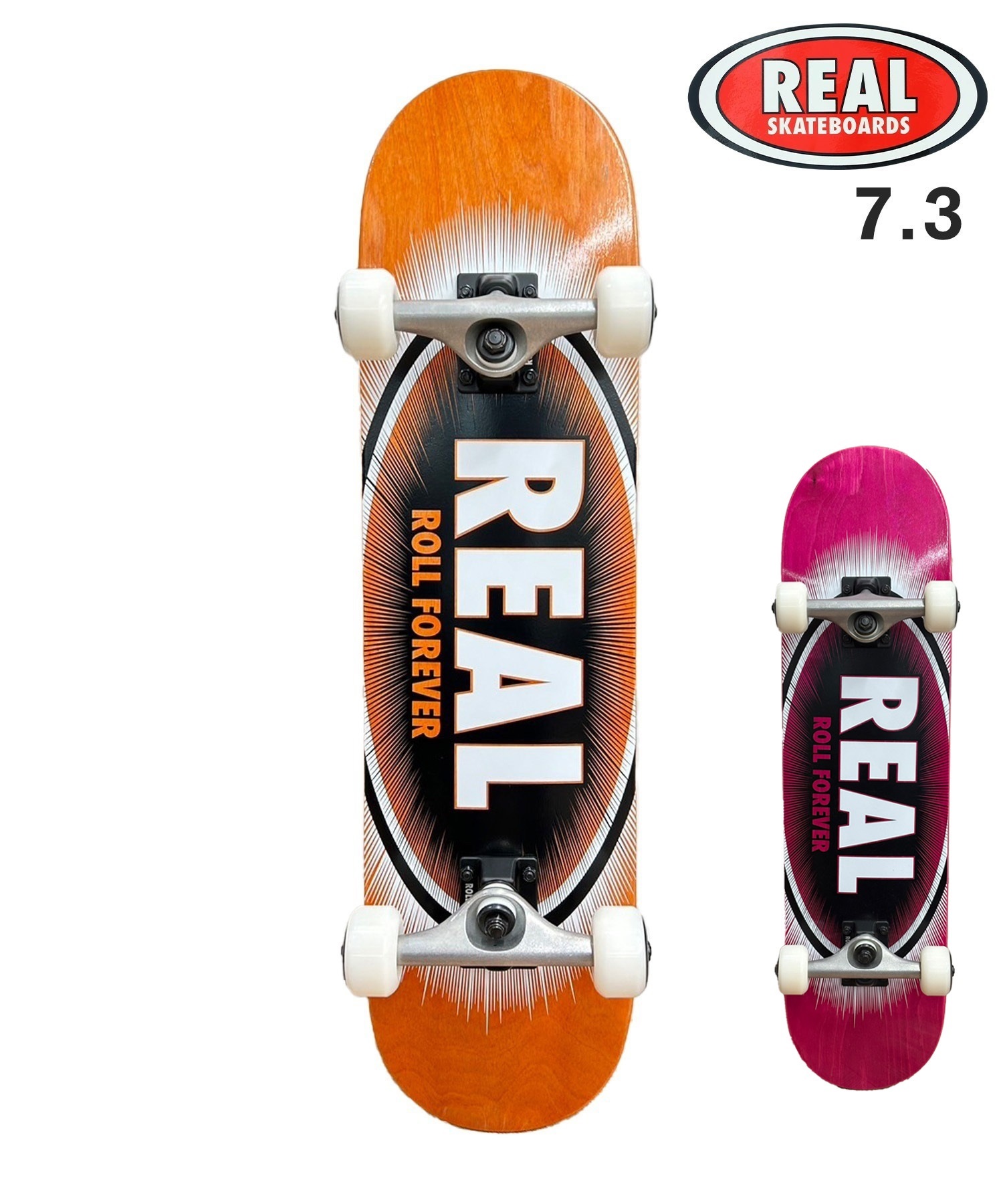 REAL リアル キッズ スケートボード コンプリートセット7.3inch