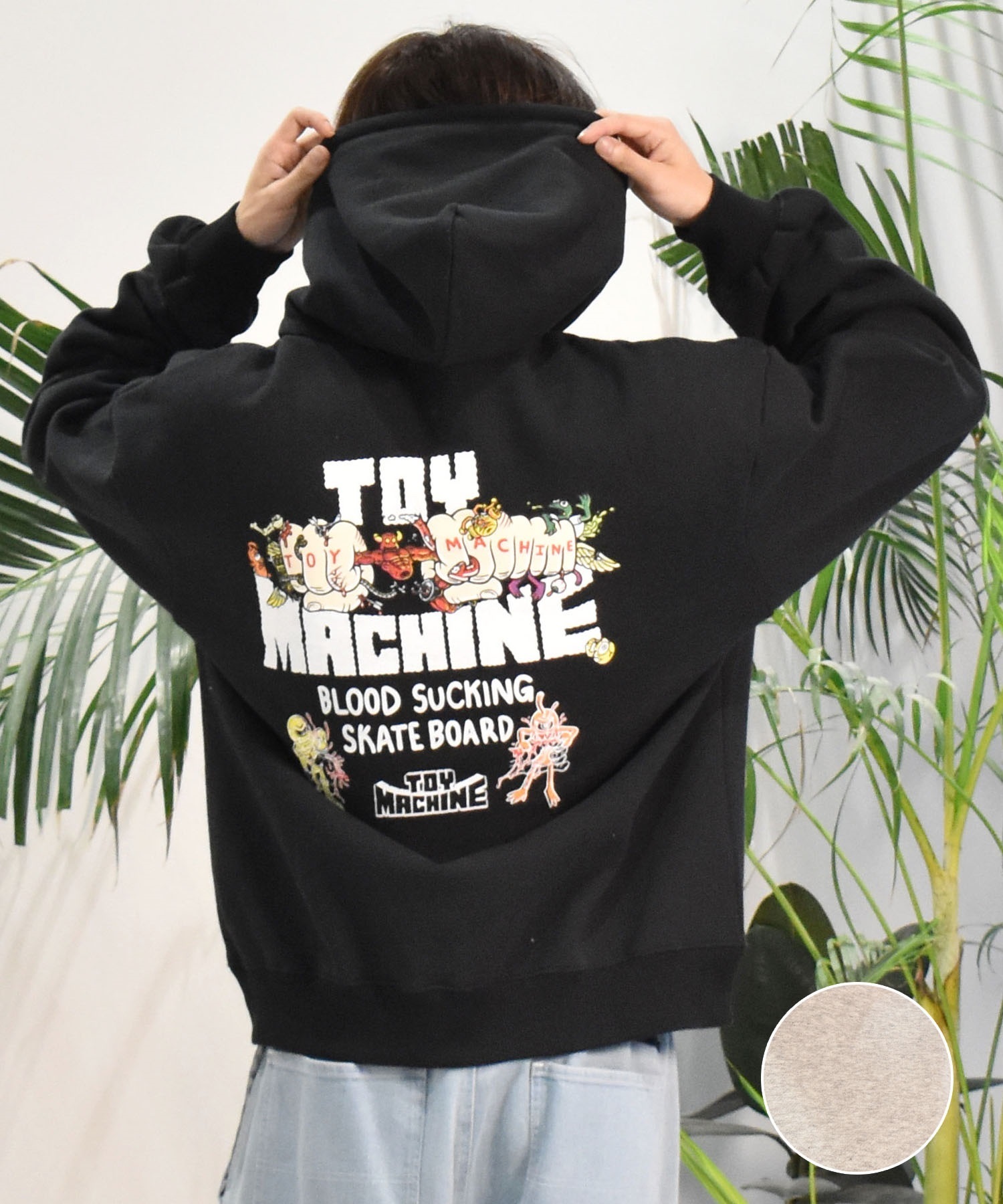 TOY MACHINE トイマシーン メンズ パーカー LIVING TOY FIST SWEAT