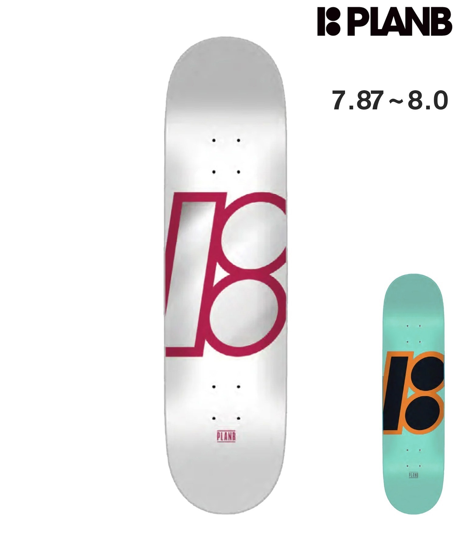 PLAN-B プランビー スケートボード デッキ 7.87~ 8.0inch FULL DIPPER
