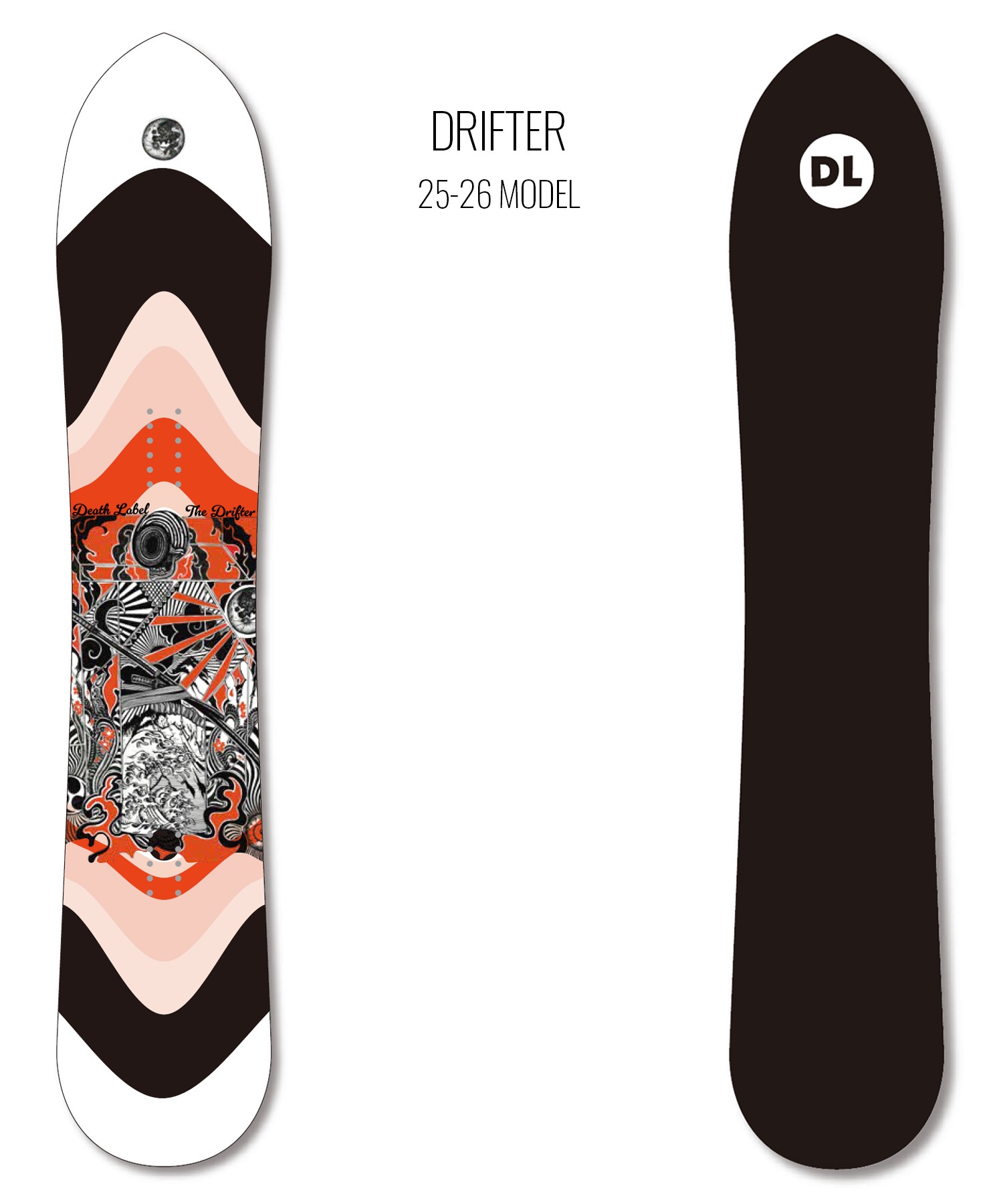 DEATH LABEL デスレーベル ドリフター スノーボード 板 メンズ 25-26
