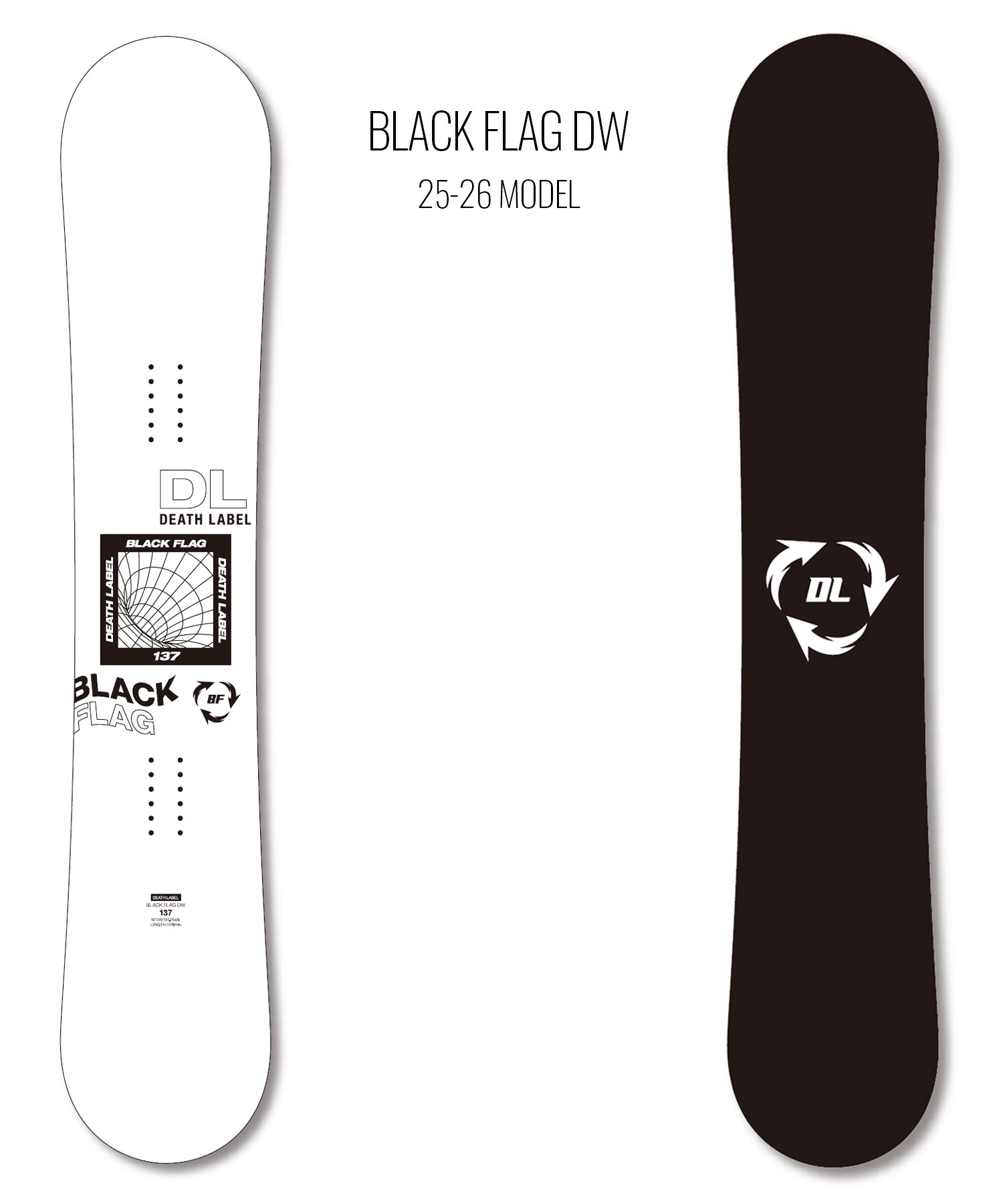 DEATH LABEL デスレーベル ブラック フラッグ ダブル ウィング
