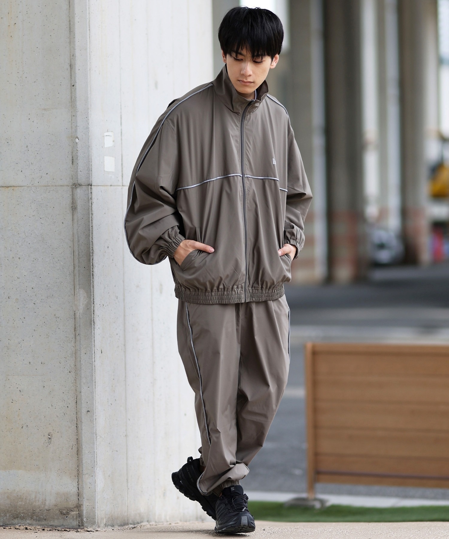 NEW ERA ニューエラ メンズ ロングパンツ トラックパンツ セットアップ