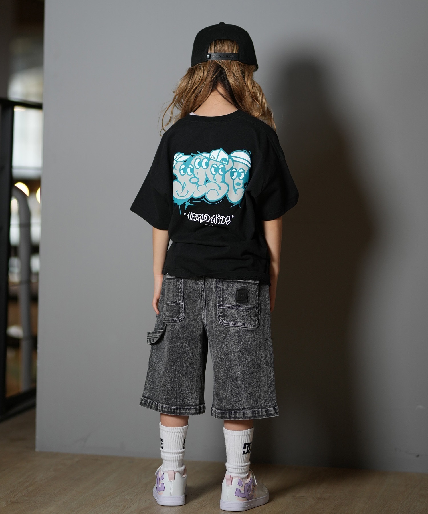 DC ディーシー ショートパンツ キッズ ショーツ 25 KD WIDE PAINTER