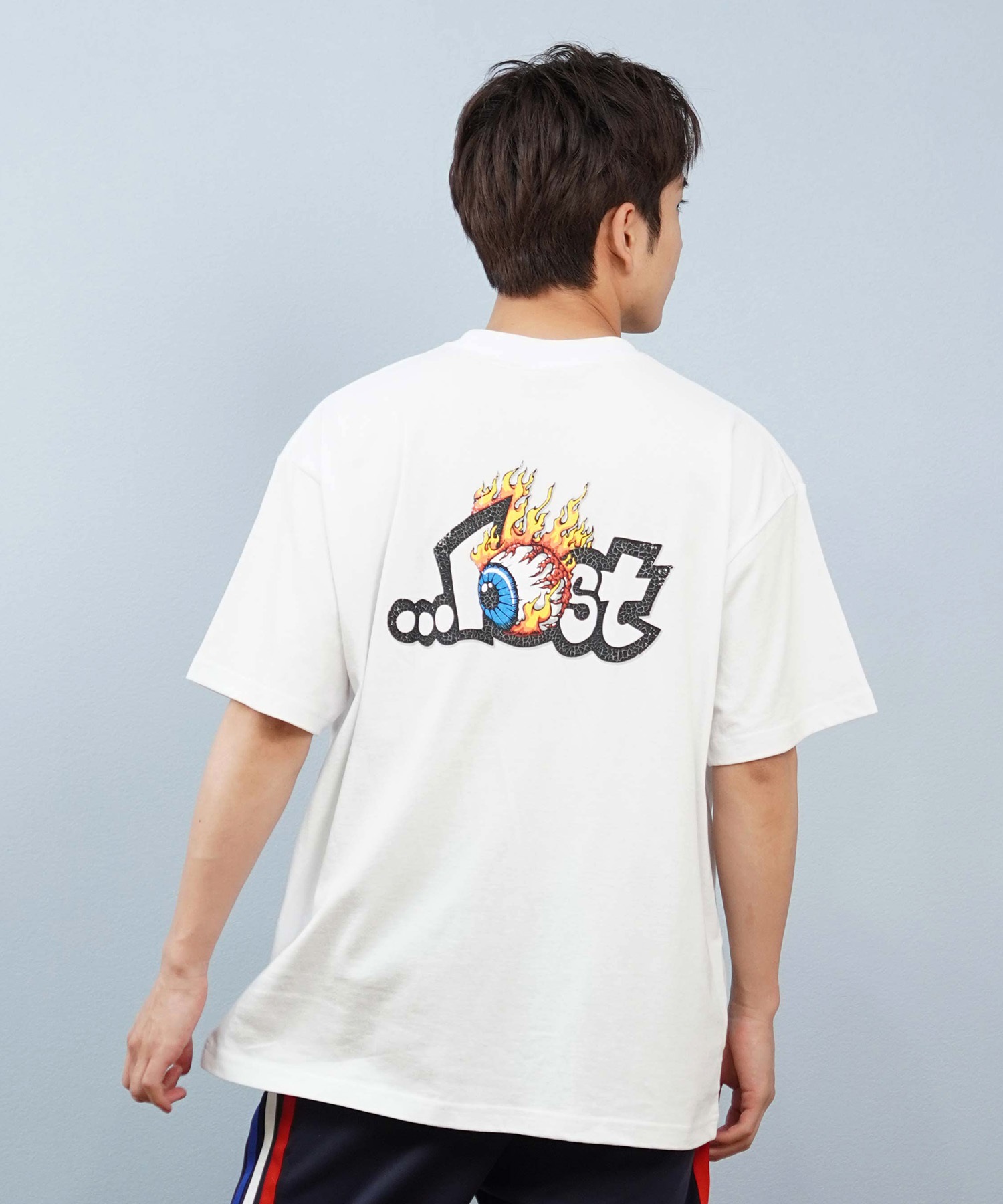 LOST ロスト 半袖 Tシャツ メンズ バックプリント ロゴ L25S-2113