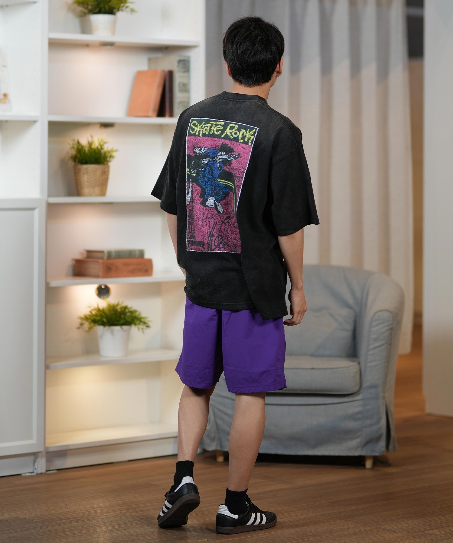 THRASHER スラッシャー 半袖 Tシャツ メンズ バックプリント オーバー