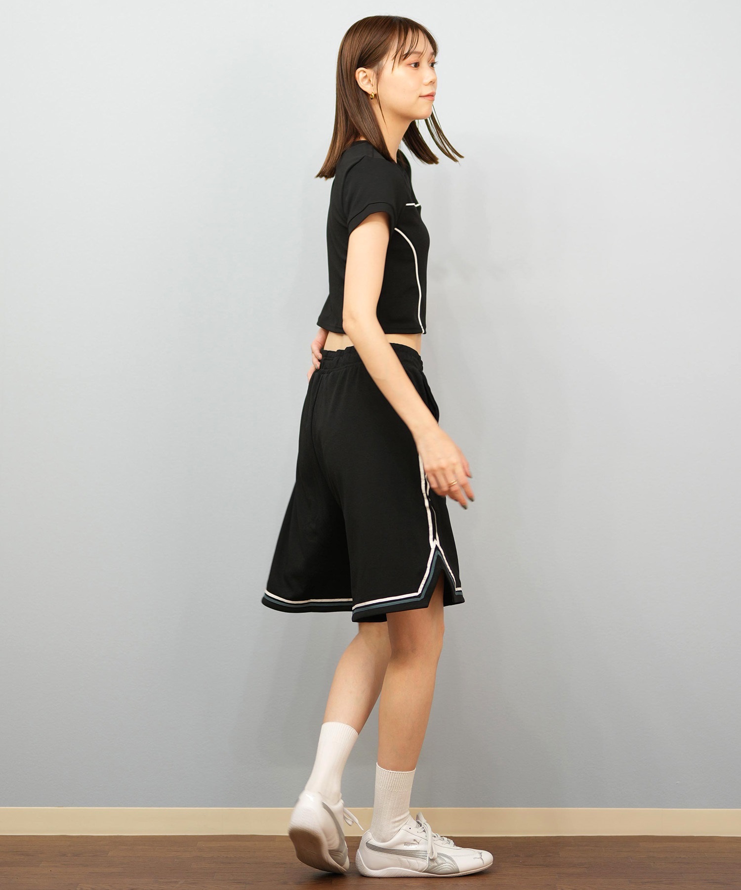 RVCA ルーカ 水着 ラッシュガード 半袖 Tシャツ レディース クロップド